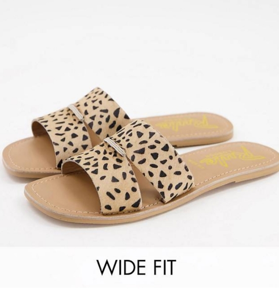 New GENUINE LEATHER slides by Rule London #A086/079 - Picture 1 of 4